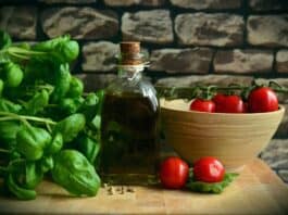 Green Italy with fresh and aromatic plants